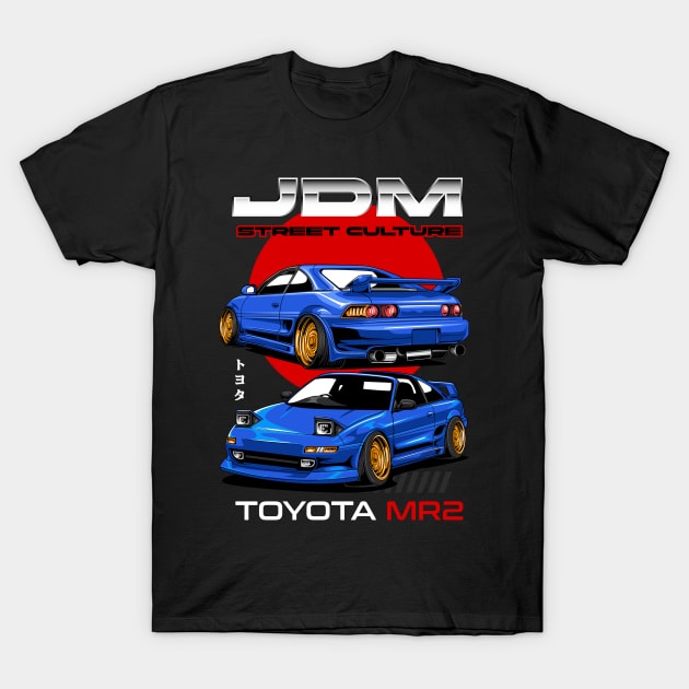 Toyota MR2 Street Culture T-Shirt by Harrisaputra